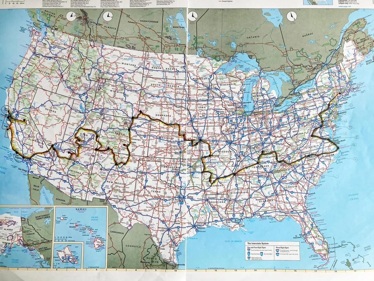 Cross country road trip itinerary jetsetter stops